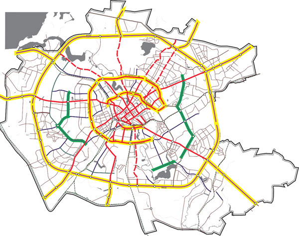 Карта минской кольцевой дороги