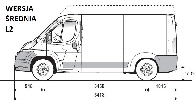 Фиат дукато l2h2 размеры