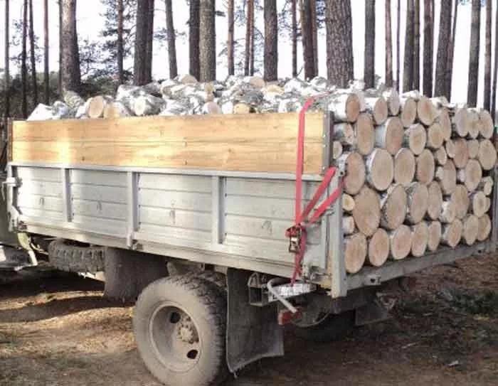 Сколько газа в дровах