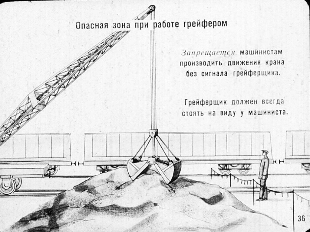 Опасная зона при работе машин