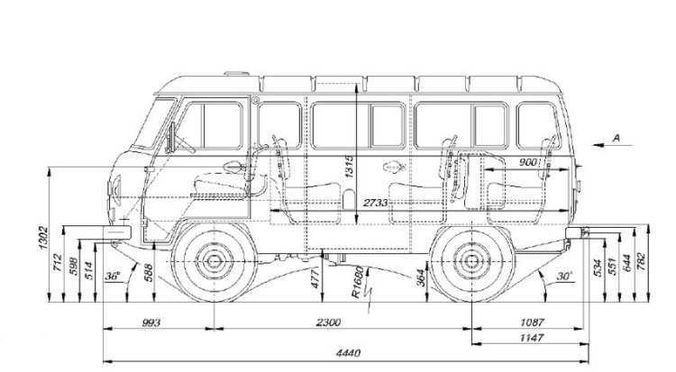 Уаз 390945 схема