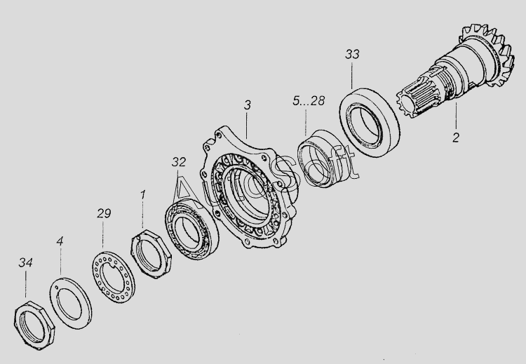 Схема заднего редуктора камаз