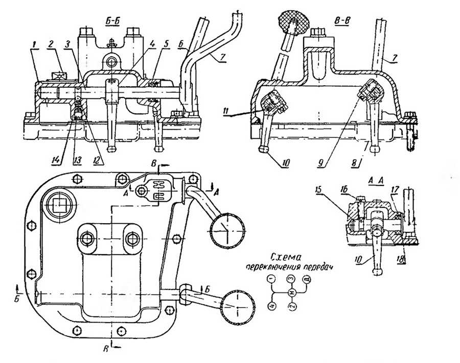 Коробка передач на тракторе т 40 схема переключения