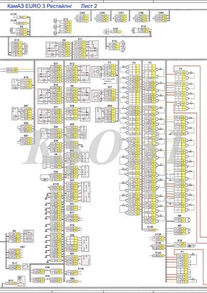 Схема электропроводки камаз 6520 евро 4 - 94 фото