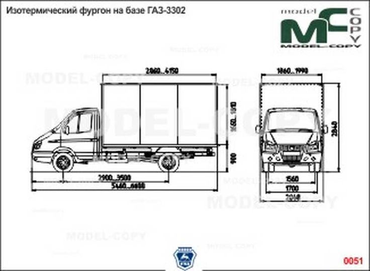 Чертеж газ 330232