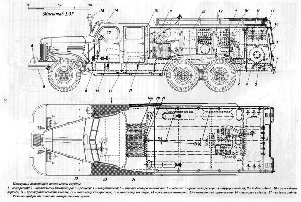 Зис 151 чертежи