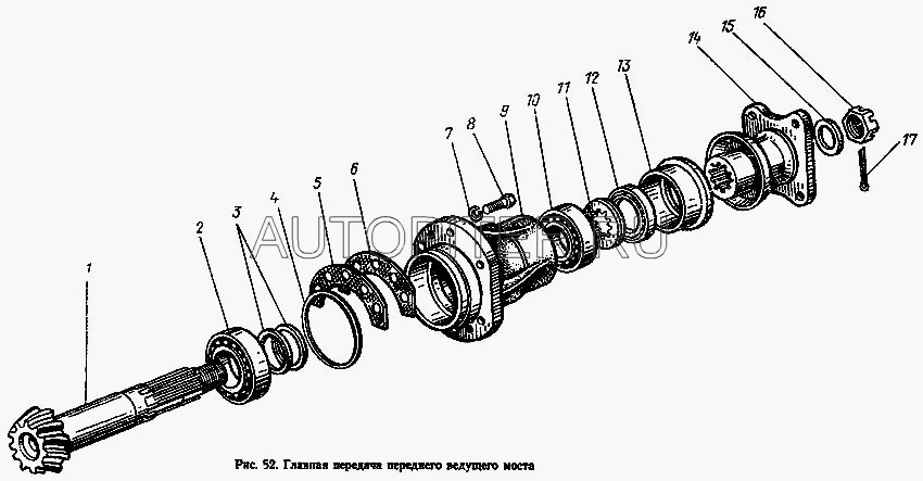 Редуктор мтз 82 схема