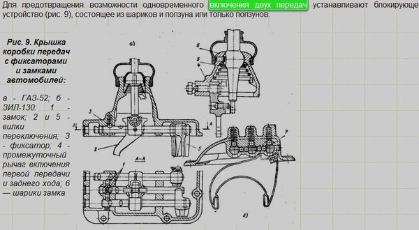 Схема переключения кпп зил