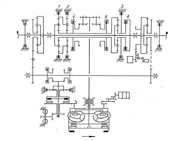 Схема трансмиссии бтр 60