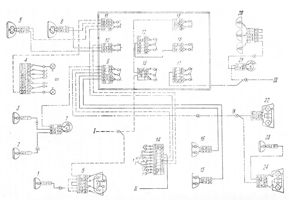 Схема распределителя камаз 55111