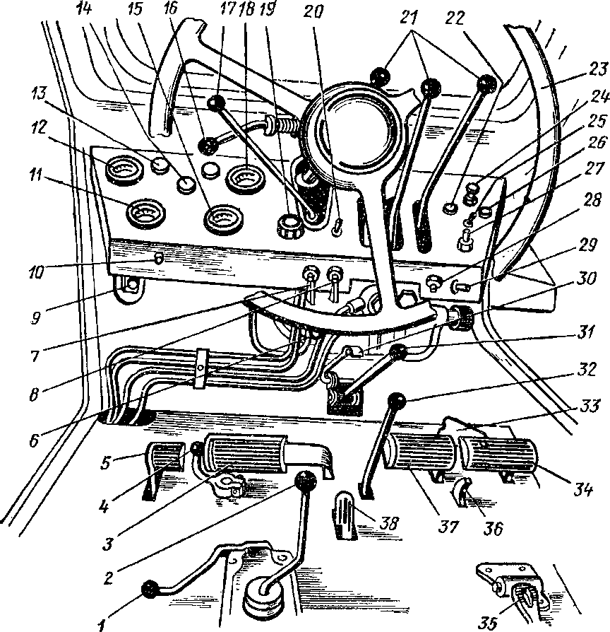 Схема электропроводки лтз 55