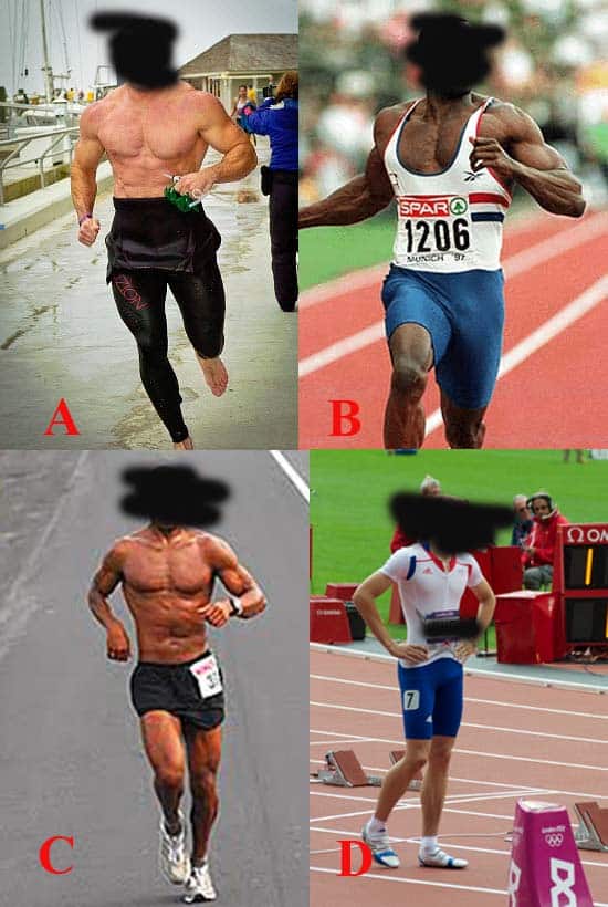 Спринтер и стайер. Спринтер vs марафонец. Спринтер Стайер марафонец. Ноги спринтера и марафонца. Спринтеры мускулистые.