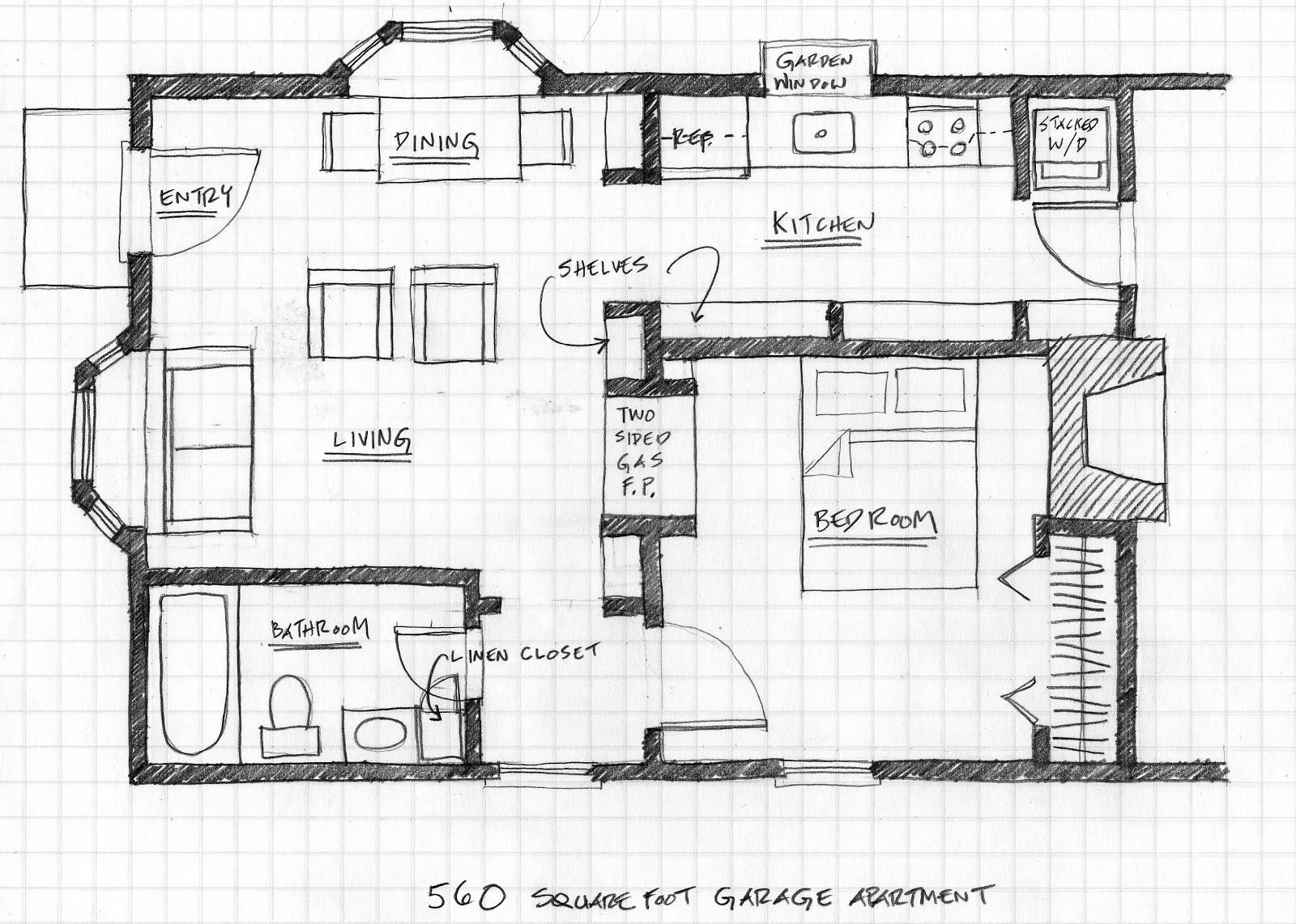 план чертеж дома с мебелью