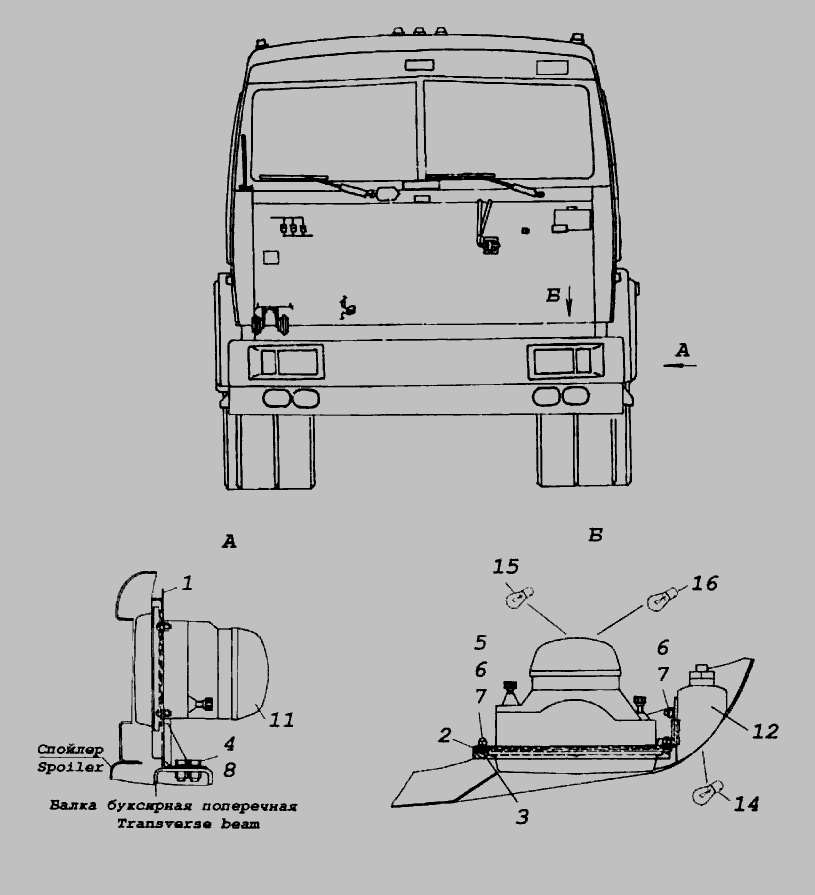 Кпп камаз 55111 схема