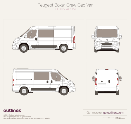 Peugeot boxer размер кузова