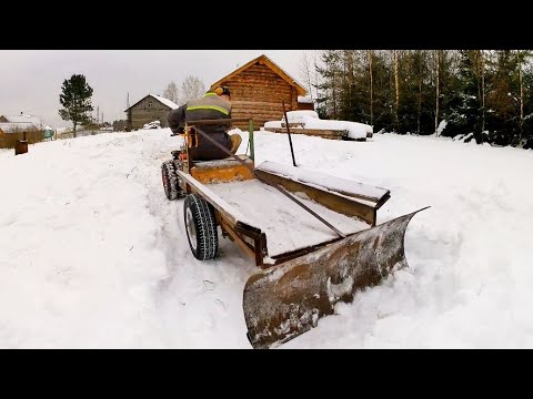 Снегоуборщик для мотоблока Салют – незаменим в зимнее время