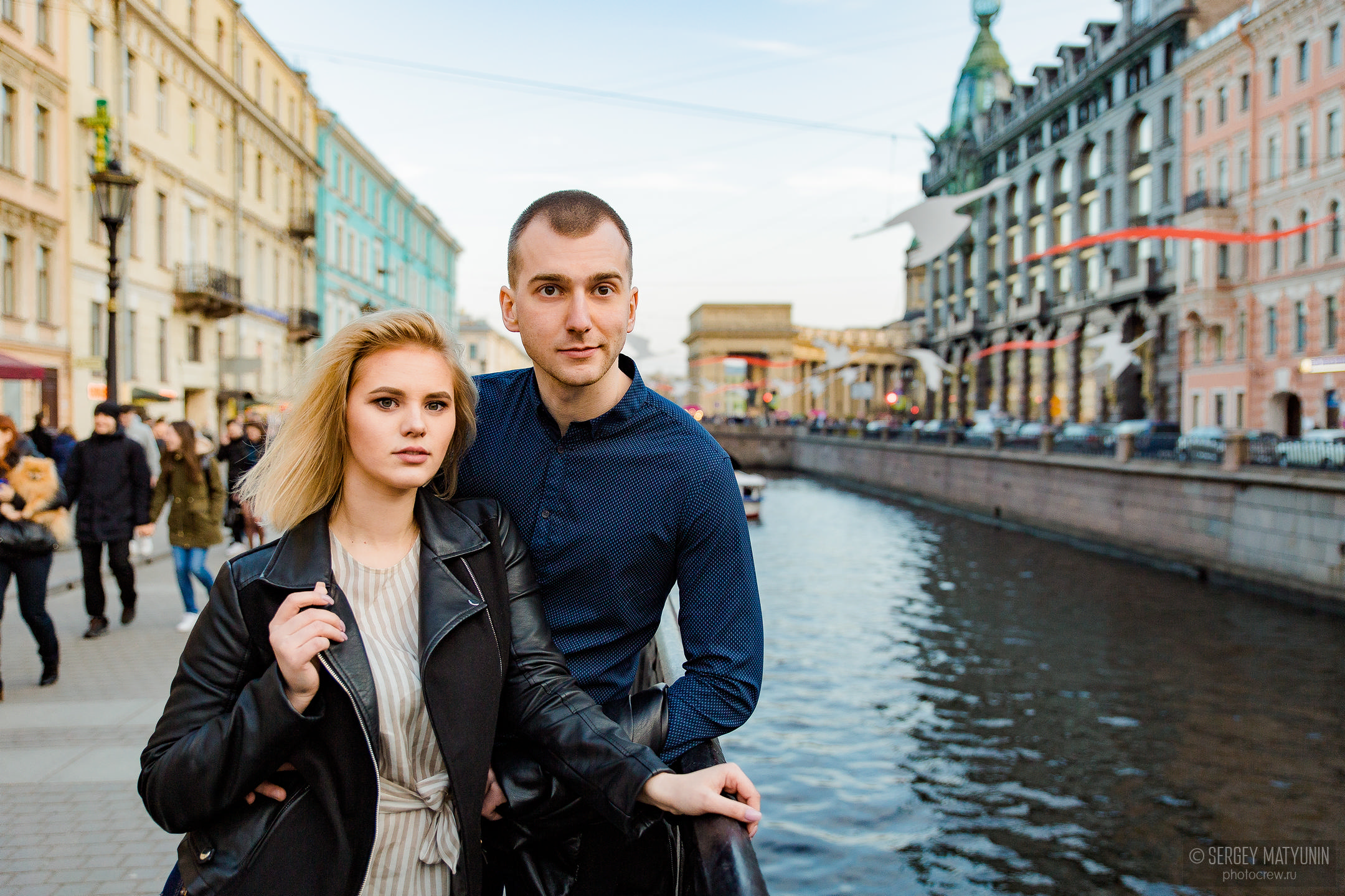 Влюбленные в Санкт Петербурге