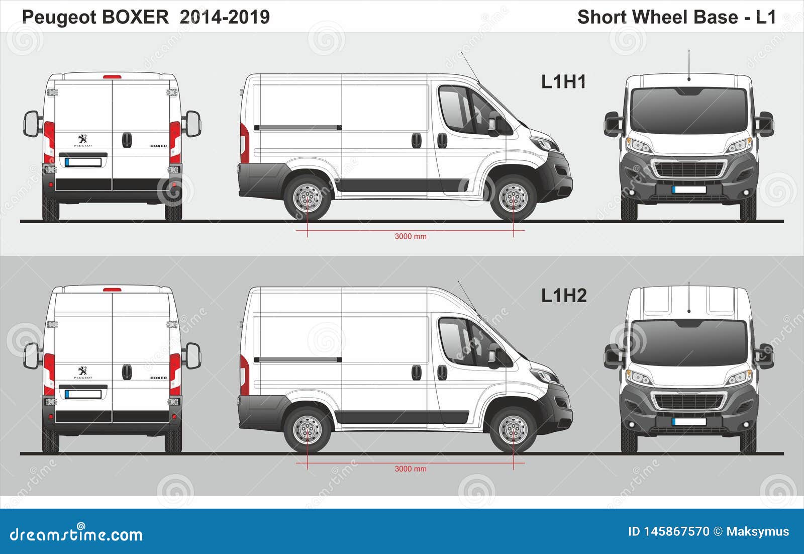 Peugeot boxer габариты кузова