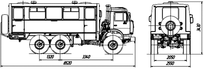 Размер колес камаз 4310