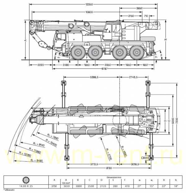 Кран автомобильный 70 тонн