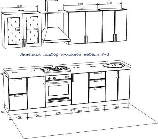 Дизайн кухни схема