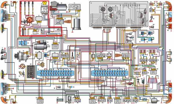 Схема электрооборудования ГАЗ 53