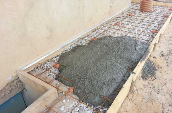 Пропорции бетона в ведрах для отмостки – Какой бетон нужен для отмостки .