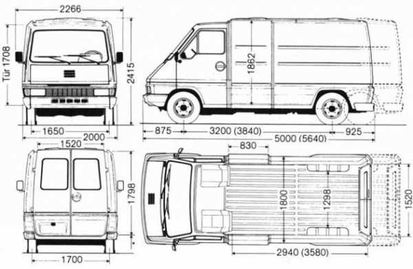 Рено мастер 2 габариты