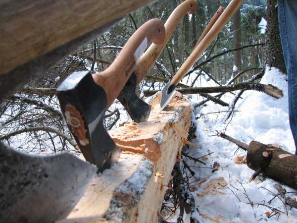 Фото мужик рубит дрова