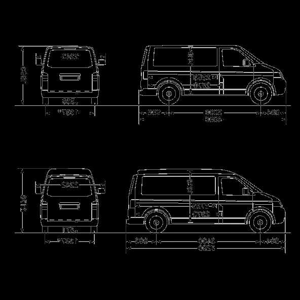 Габаритные размеры фольксваген транспортер