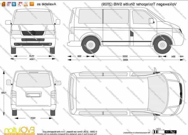 Фольксваген транспортер высота автомобиля